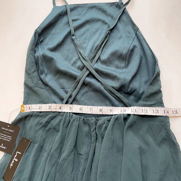 Lulus Mythical Kind of Love Green Maxi Dress L - Picture 7 of 10